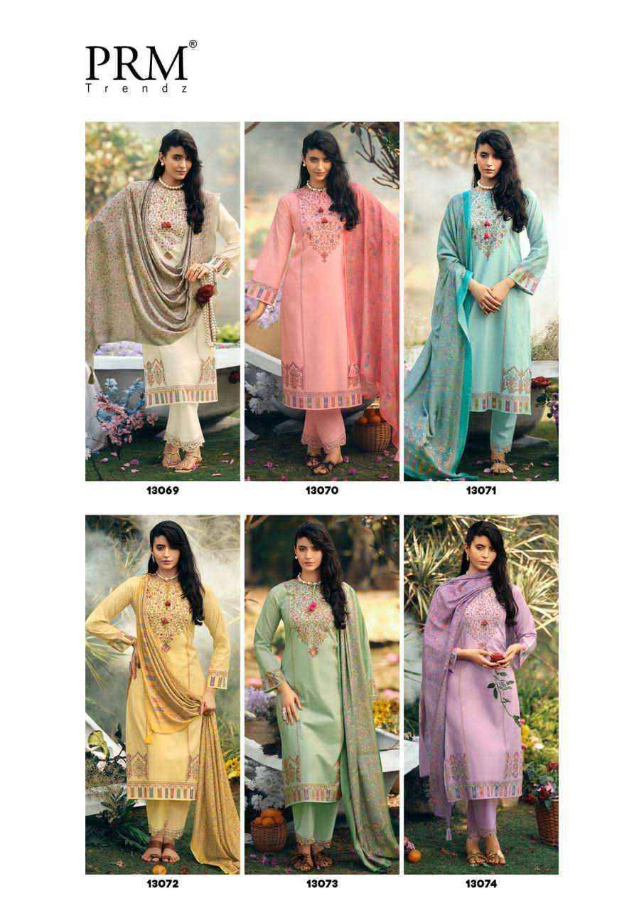KANI QUEEN By PRM TRENDZ 13069 to 13074 Series Beautiful Pakistani Suits Colorful Stylish Fancy Casual Wear & Ethnic Wear Pure Lawn Cotton Dresses At Wholesale Price
